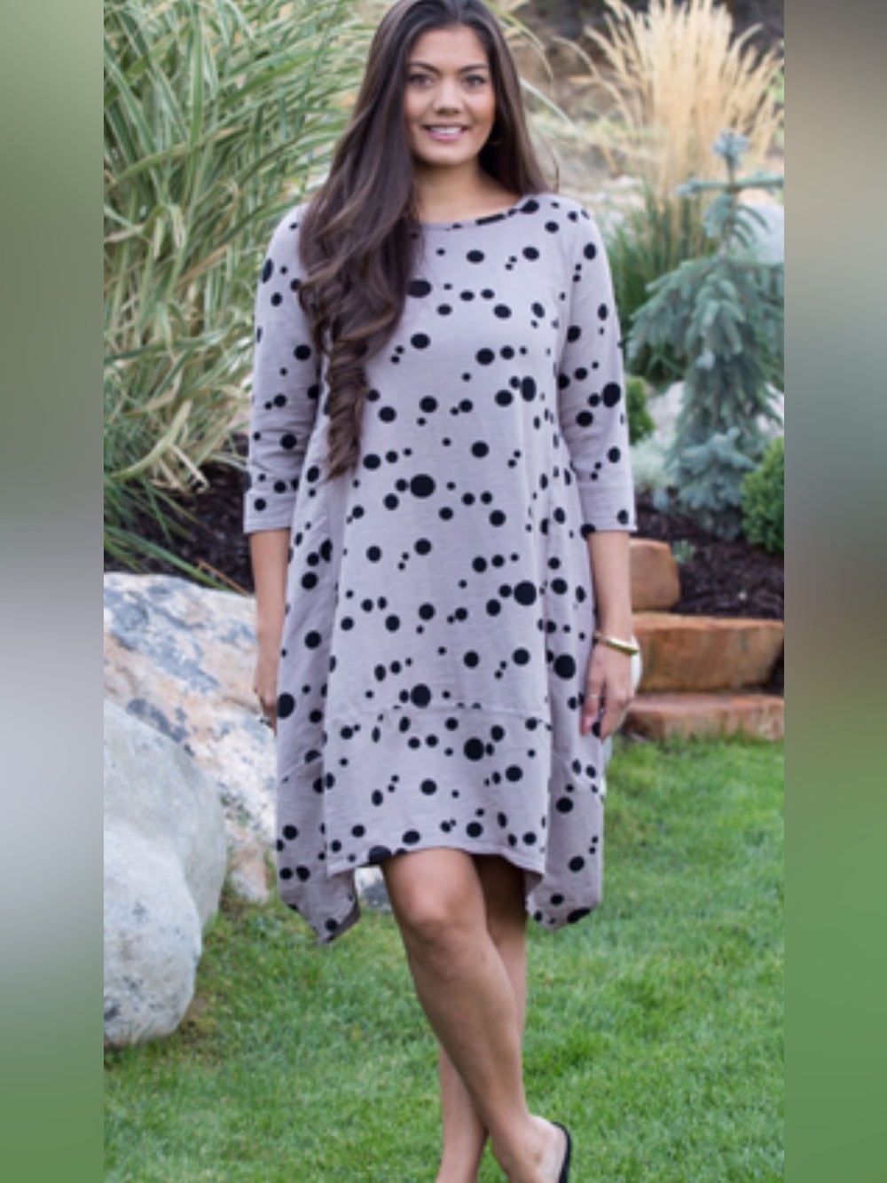 ⭐️Prairie Cotton Tulip Polka Dot Midi Dress⭐️